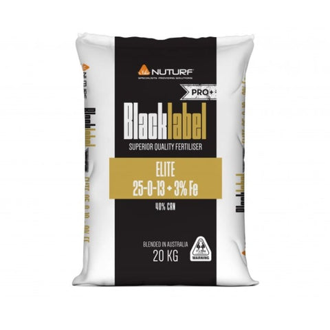 Nuturf Black Label Pro+ Elite 25-0-13 Granular Fertiliser