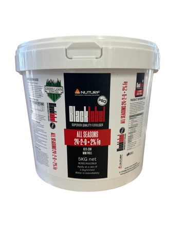 Nuturf Black Label Pro All Seasons 24-2-9 Granular Fertiliser