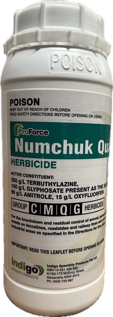 Numchuk Quad 1L - Nonselective Long Lasting Herbicide